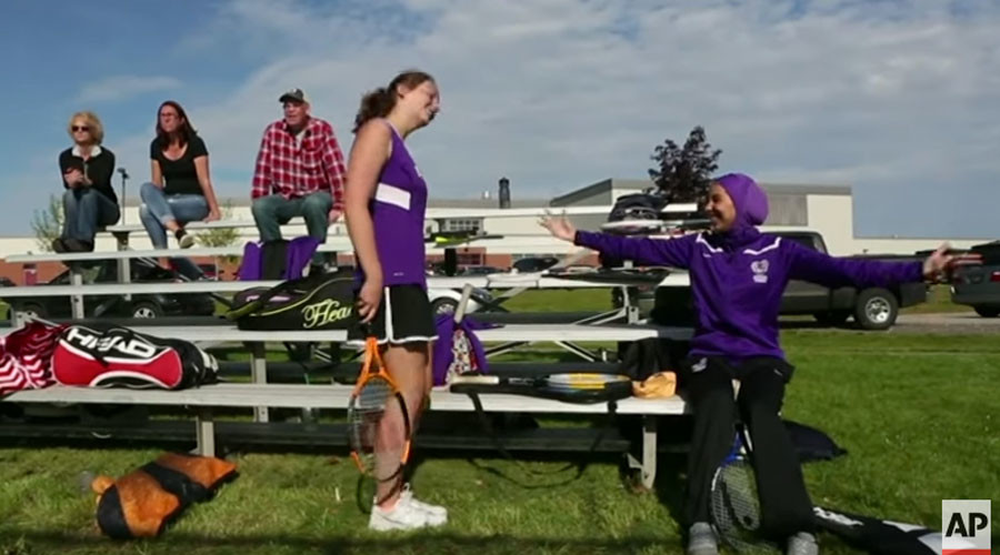 US high school introduces ‘sporty hijabs’ for female Muslim athletes