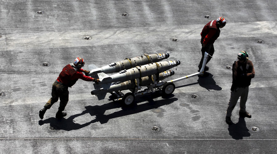 US strikes pro-govt forces in Syria, shoots down drone