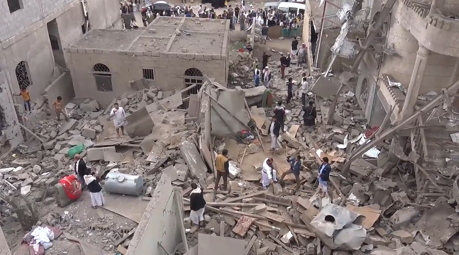 3 children, grandmother killed in Saudi coalition strike on Yemeni capital (VIDEO)