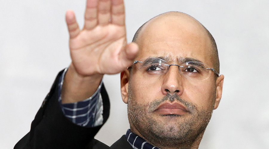 Gaddafi’s son released from prison, Libyan militia says