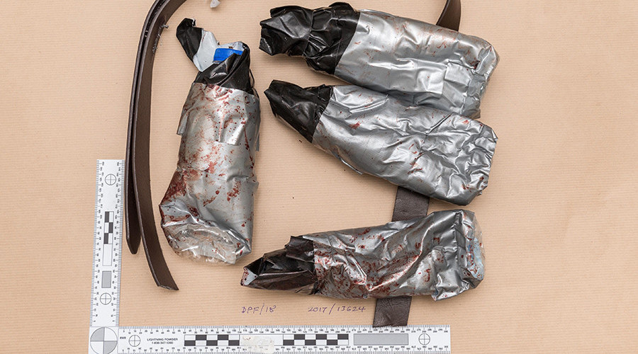 First images of fake suicide belts worn by London attackers released (PHOTOS)