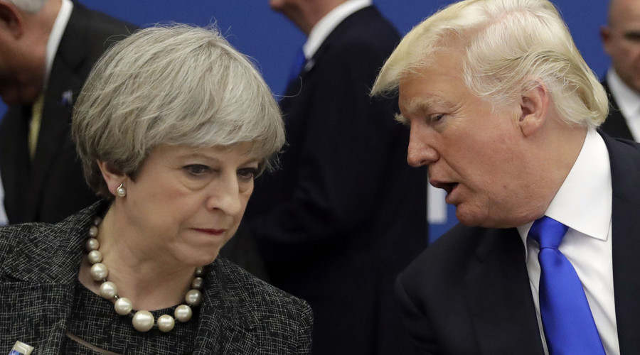 White House denies Trump asked May to postpone UK state visit