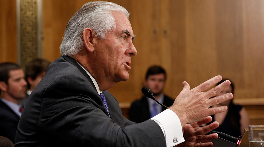 Tillerson takes heat from both sides at State Dept budget hearing in Senate