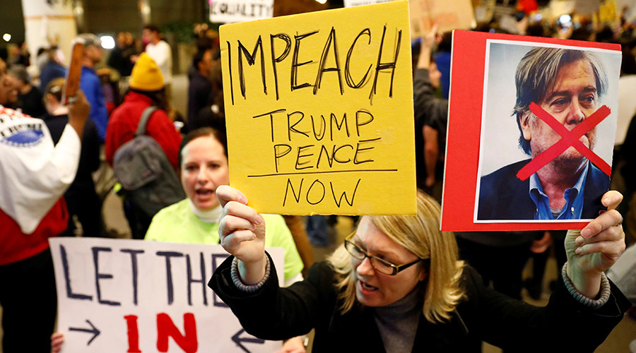 Democrats squabble behind closed doors over Trump impeachment plan
