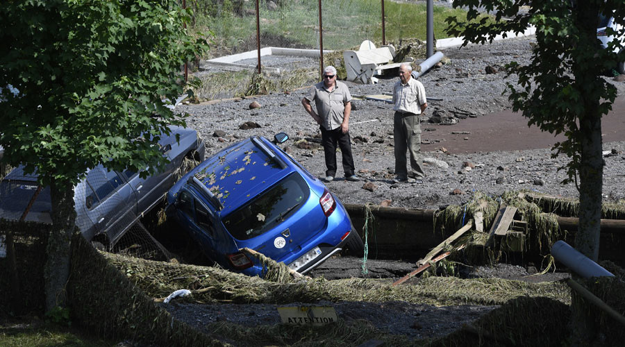 Evacuations, flooding & roads washed away as France lashed by storms (VIDEOS, PHOTOS)