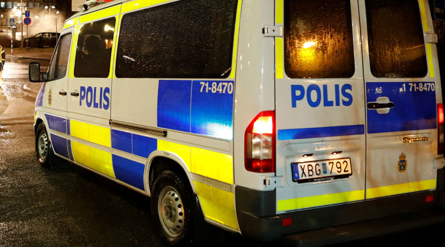 Man in car emblazoned with Nazi symbol plows into refugee demo in Sweden