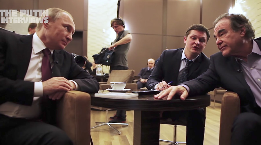 Stone's 'Putin Interviews' offend a US establishment drunk on its own exceptionalism