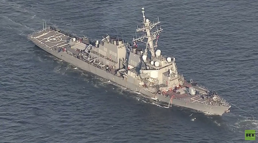 7 missing, at least 3 injured as US Navy destroyer crashes into trade ship off Japan coast