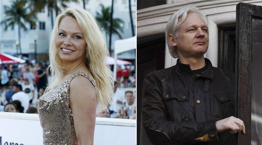 Pamela Anderson pens love letter to ‘sexy’ Assange asks for audience with Macron