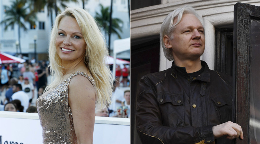 Pamela Anderson pens love letter to ‘sexy’ Assange, asks for audience with Macron