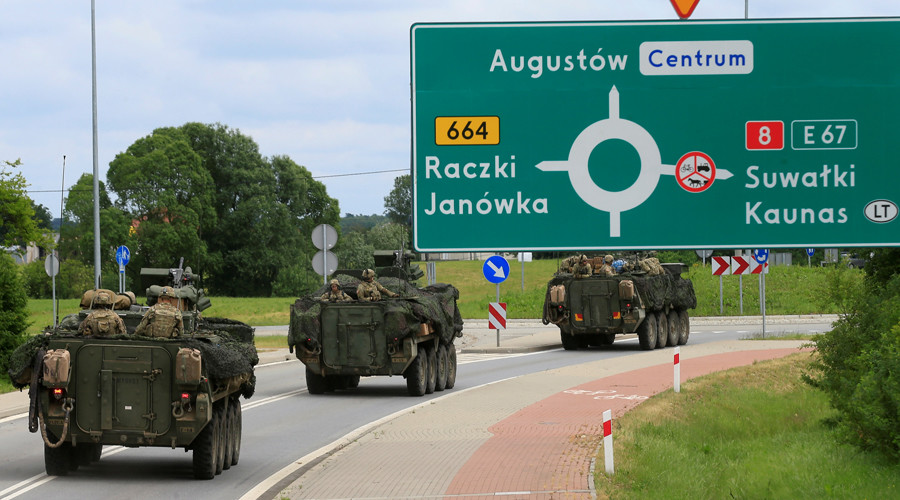 NATO stages 1st-ever war games in Baltic ‘weak spot’ to defend from ‘Russia threat’ (PHOTOS)