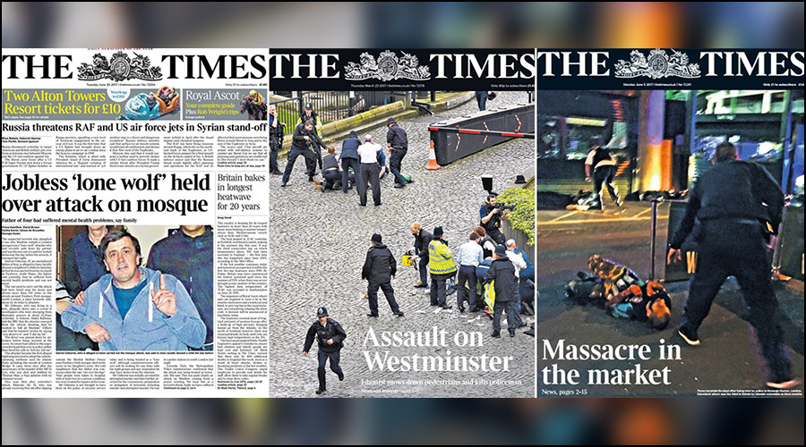 Times accused of ‘playing down white extremism’ in Finsbury attack coverage
