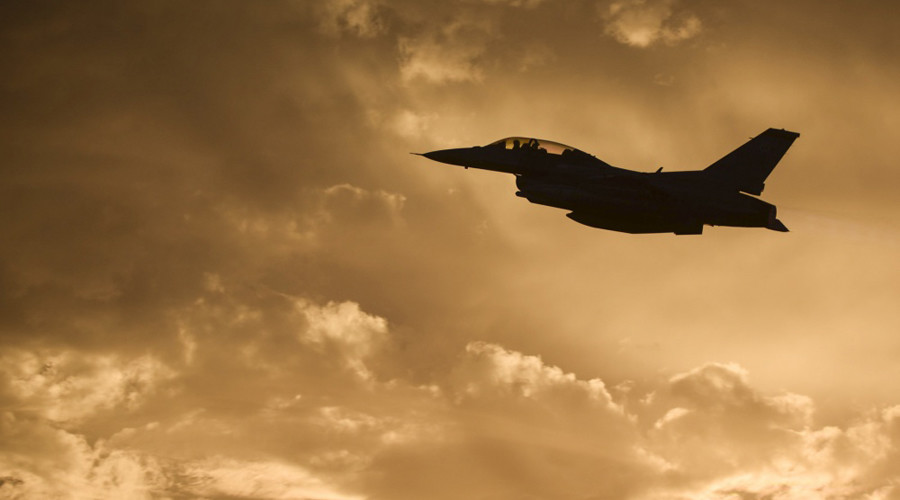 F-16 catches fire on takeoff in Texas, pilot ejects
