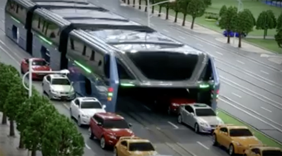 End of the road: China’s futuristic ‘straddling’ bus test site demolished