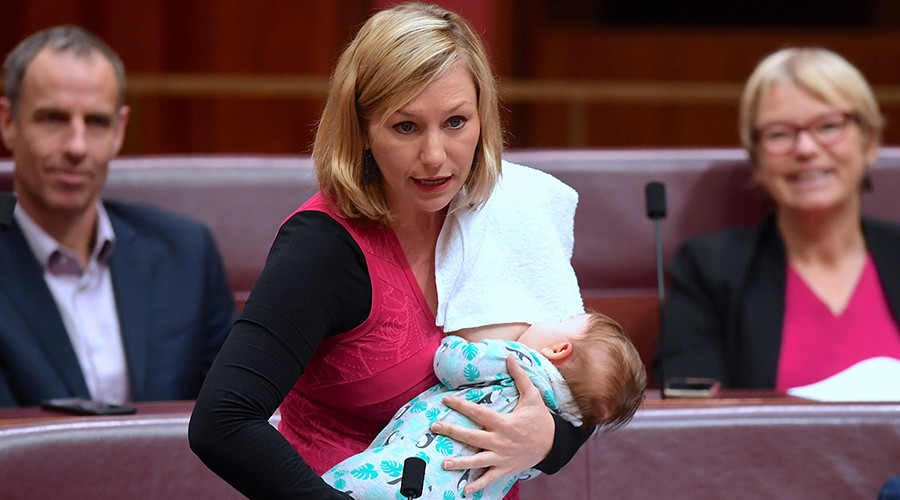 Taboo-breaker: Aussie senator breastfeeds while passing motion in Parliament (VIDEO, PHOTOS)
