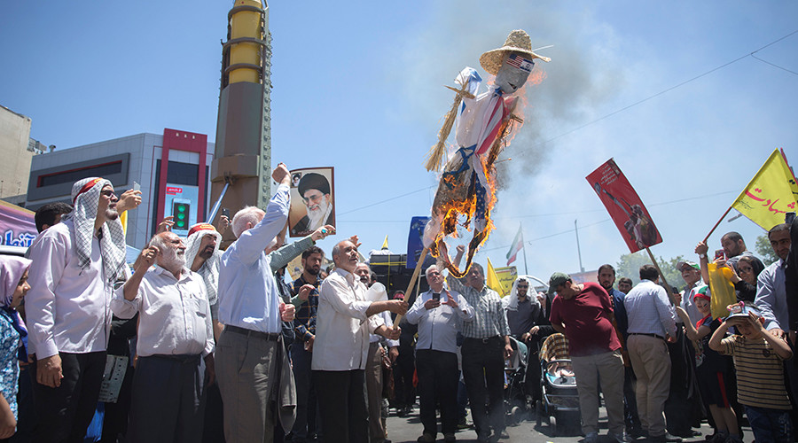 Iranians chant ‘Death to Israel & America!’ on Quds Day as Rouhani joins rally (PHOTOS, VIDEO)