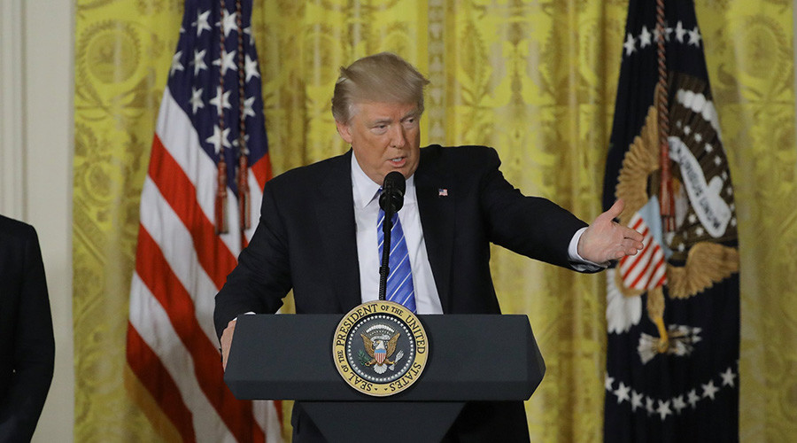 Trump signs law to protect Veterans Affairs whistleblowers, expedite firings