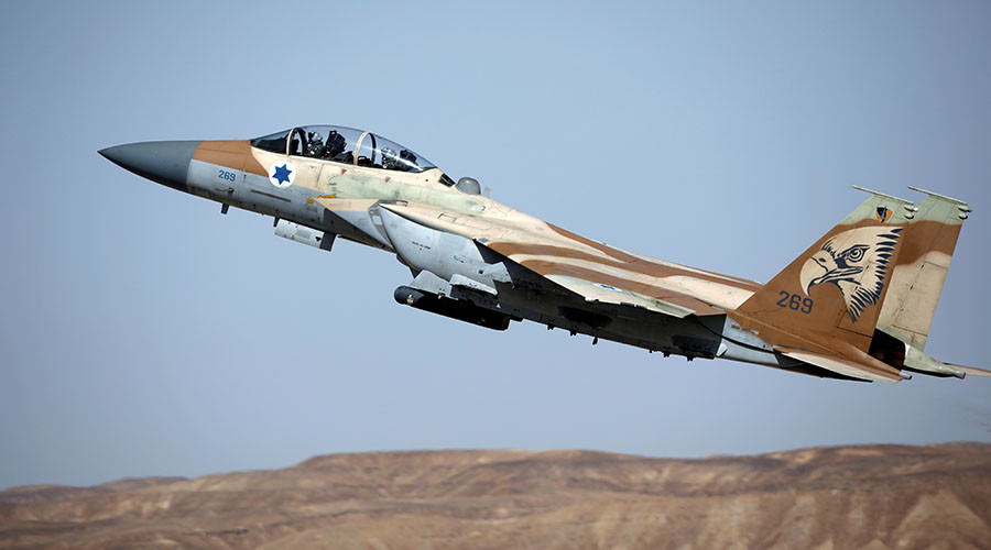 Israeli warplanes target 2 Syrian tanks over spillover cross-border fire (VIDEO)