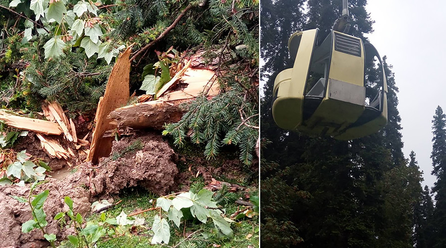 7 killed, 100 stranded in Kashmir as cable car with tourists falls (PHOTOS)