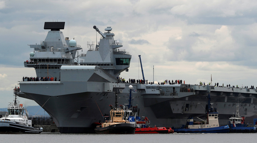 HMS Queen Elizabeth aircraft carrier runs on Windows XP, vulnerable to cyberattack