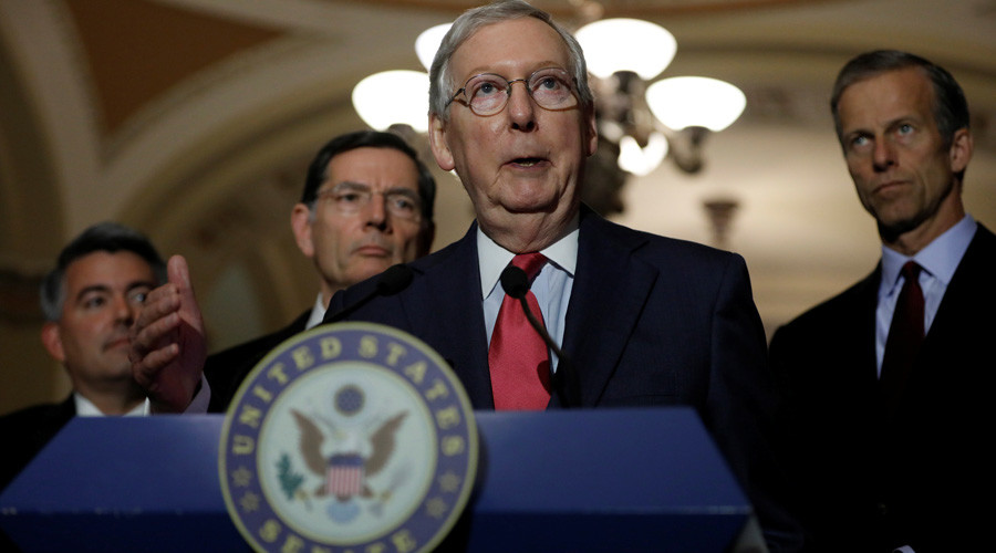 Trump calls emergency meeting with Senate GOP, as vote on Obamacare repeal bill delayed