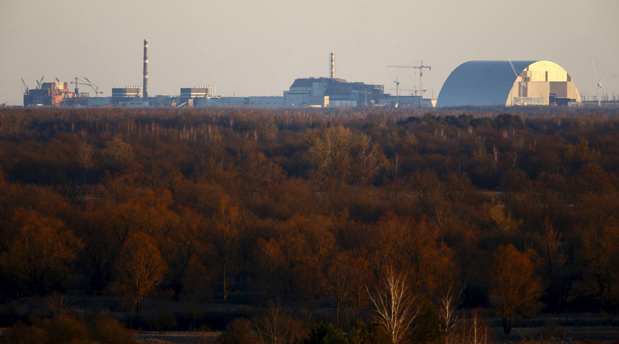 Forest fire rages in Chernobyl exclusion zone