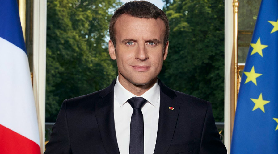 Macron’s presidential portrait proves less popular than picture of rival’s kebab