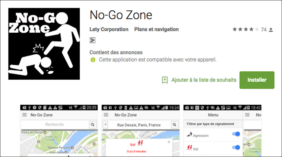 ‘No-Go Zone’ app allows Parisians to report & locate aggression, other crimes