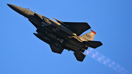 FILE PHOTO: A U.S. Air Force F-15 fighter jet © Bob Strong