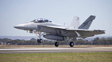 An RAAF F/A-18F Super Hornet © Wikipedia
