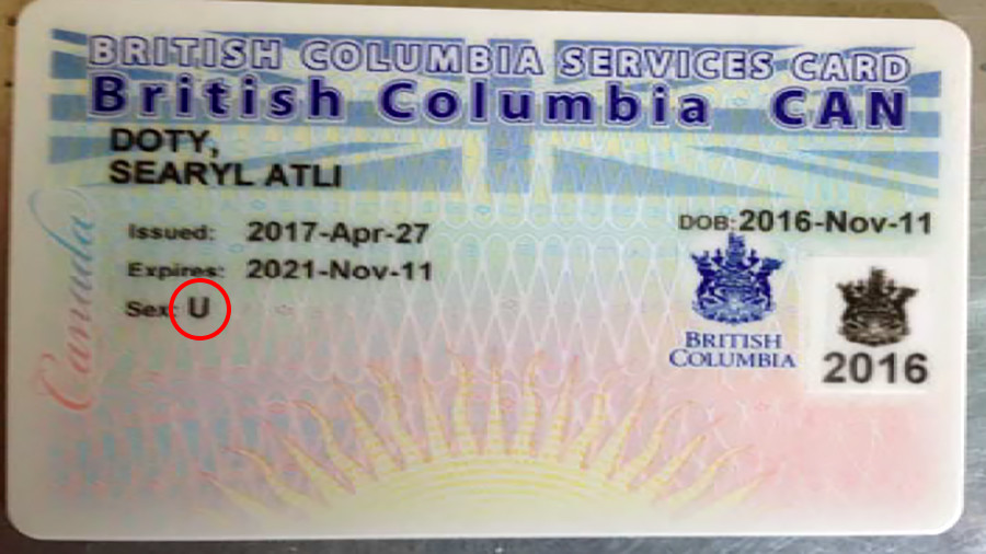 Canada issues ‘unknown’ health card to gender neutral baby