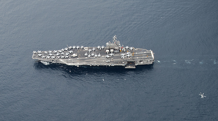 USS George H.W. Bush docks off Israel’s shore in first such visit in 17yrs