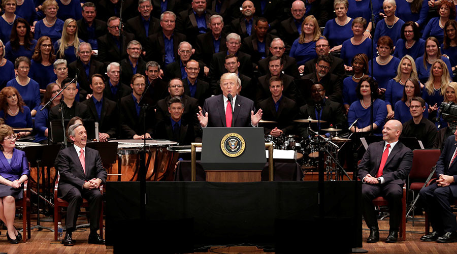 Trump: Fake media trying to silence us, but people know the truth