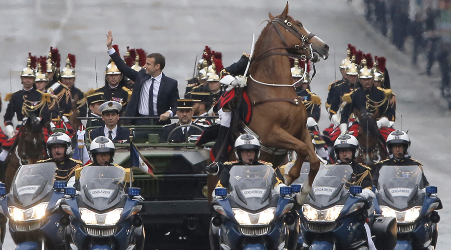 Nationalist charged for plotting to attack Macron on Bastille Day