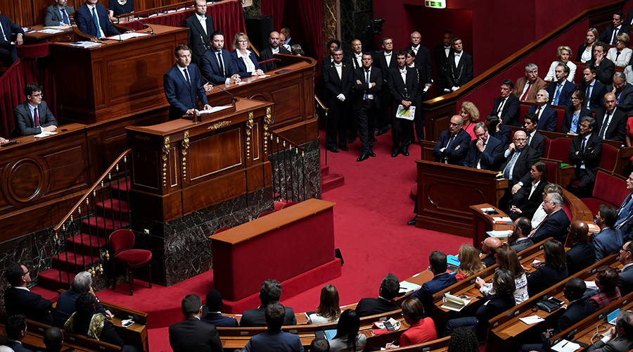 Macron proposes cutting French parliament by third
