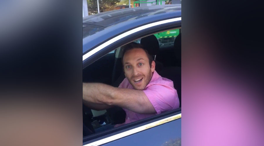 Racist road rage: Motorist & cycling mom spar in Silicon Valley (VIDEO)