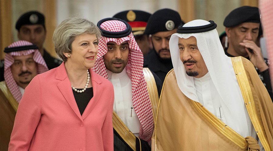 Theresa May ‘sitting’ on UK terrorism funding report to protect Saudi allies