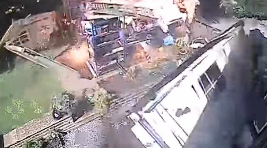 Pyrotechnic PSA: Fire & Rescue services share dramatic shed explosion footage (VIDEO)