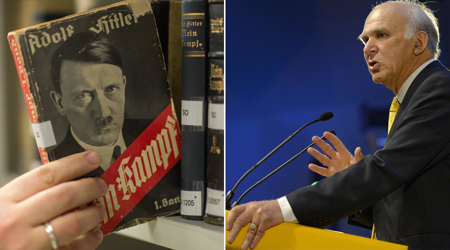 Theresa May’s speech could have been from Hitler’s ‘Mein Kampf’ – senior Lib Dem