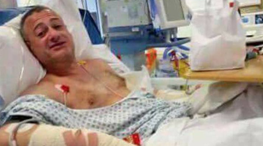 London Bridge attack hero Roy Larner caught on camera shouting racist slurs