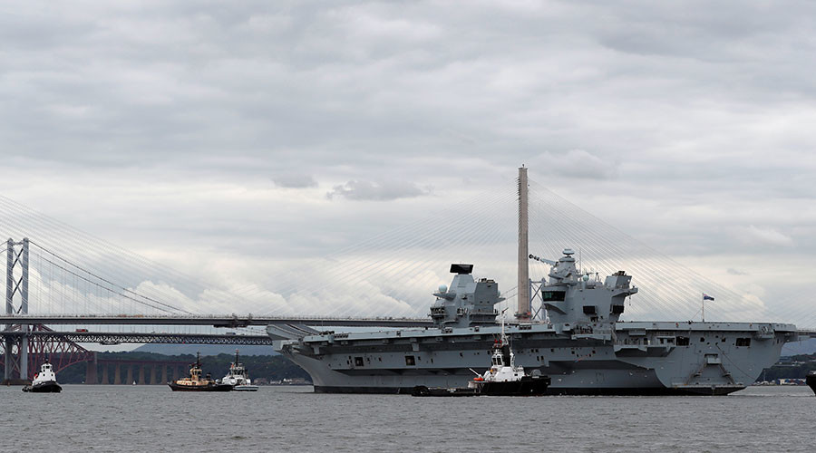 UK’s £3bn aircraft carrier could be sunk by cheap missiles – security think-tank