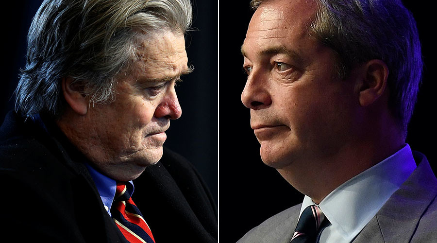 Trump adviser Bannon has portrait of himself dressed as Napoleon, gifted by Nigel Farage