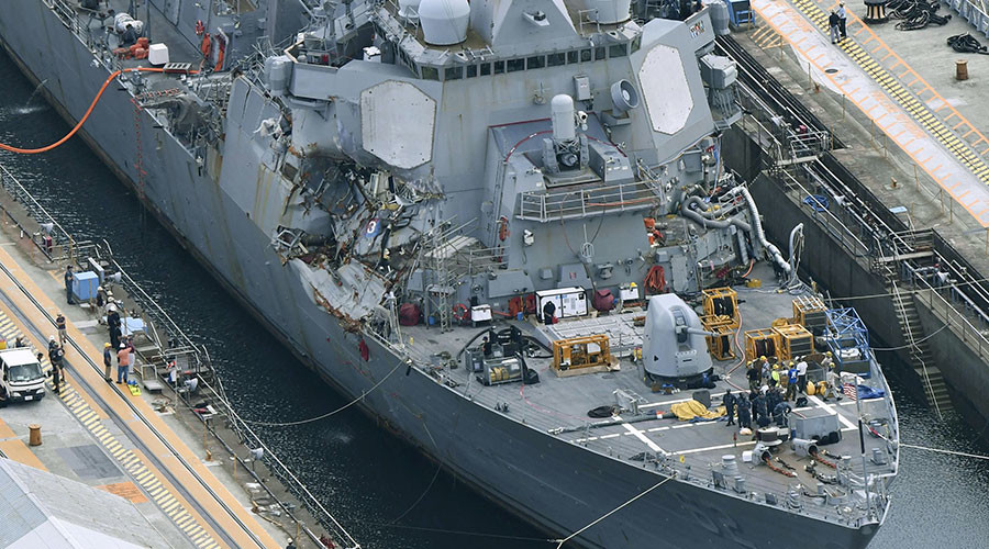 US Navy commander relieved of duty after 7 sailors killed