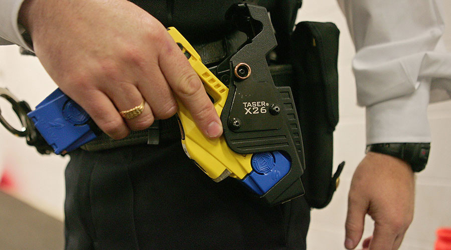 Police officer charged for ‘tasering force’s own race relations advisor’ (VIDEO)