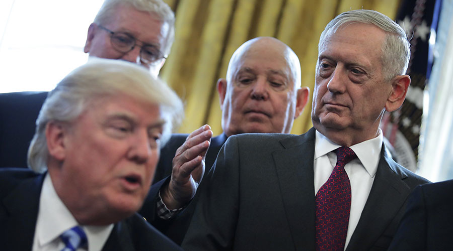 While Trump talks, the Pentagon balks