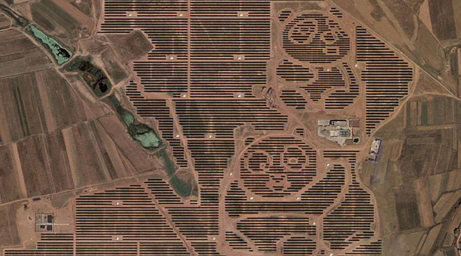 China’s giant ‘Panda Power Plant’ captured in spectacular satellite imagery (PHOTO)