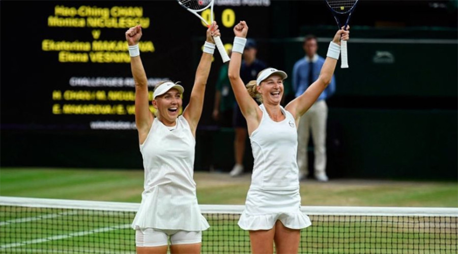 Makarova & Vesnina claim Wimbledon doubles title