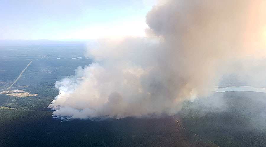 Catastrophic Canada wildfires captured by drone (VIDEOS, PHOTOS)