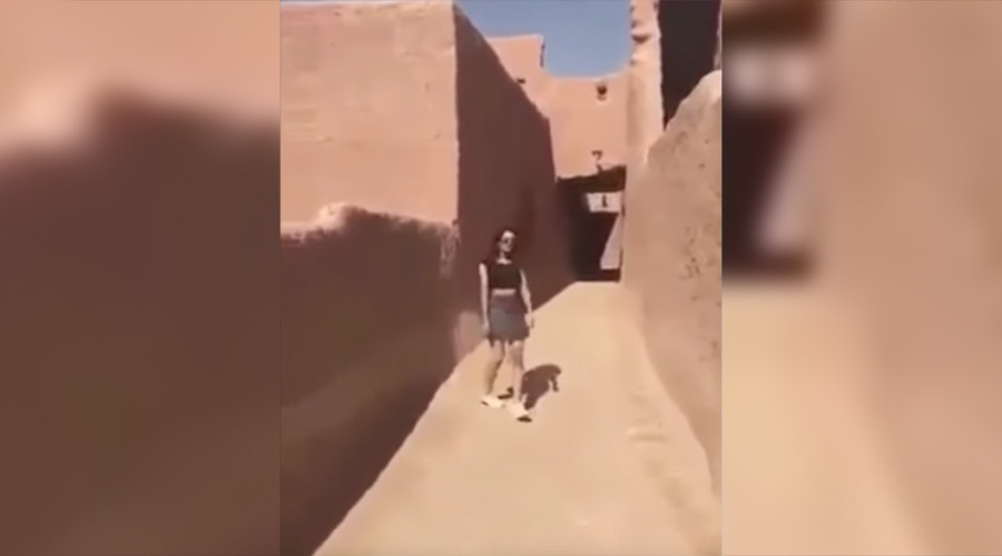Chasing miniskirts: Saudi police arrest woman who wore ‘indecent clothing’ in viral video