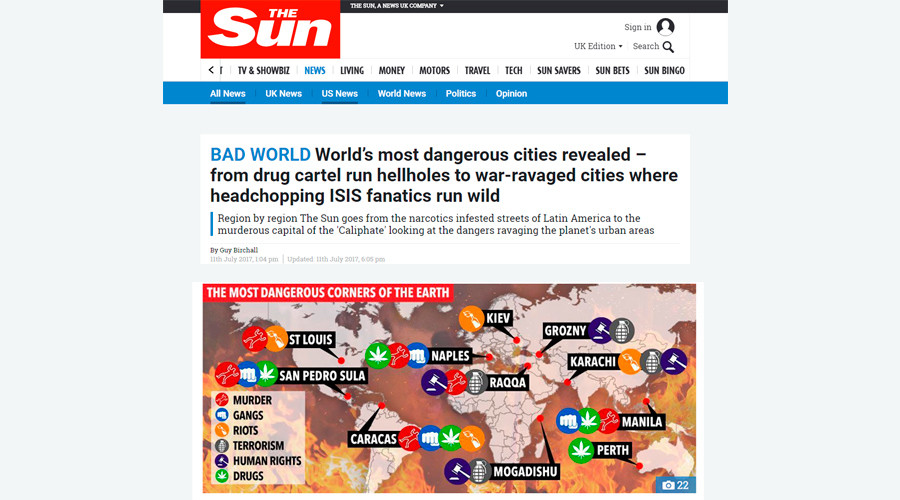 Italy fumes as The Sun brands Naples one of world’s 10 most dangerous cities